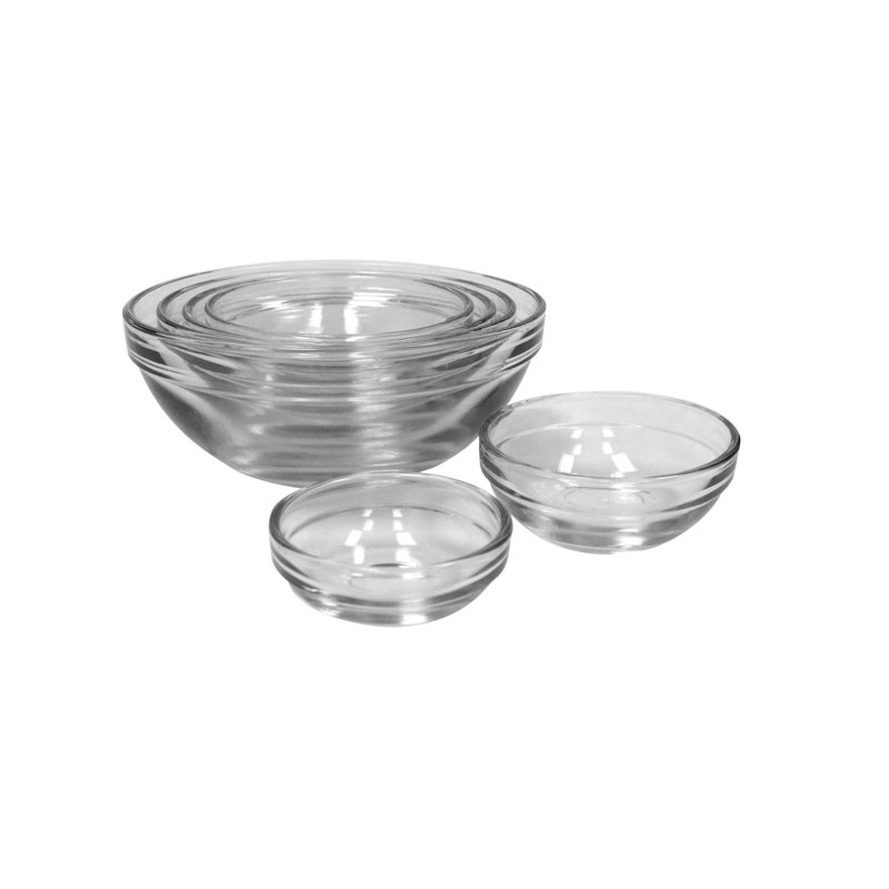 Glass Nested Mixing Bowl Set