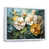 Cadre flottant blanc