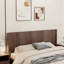 Tête de lit moderne en bois de style ferme avec dossier à oreilles et panneau cannelé-707921950-707921951