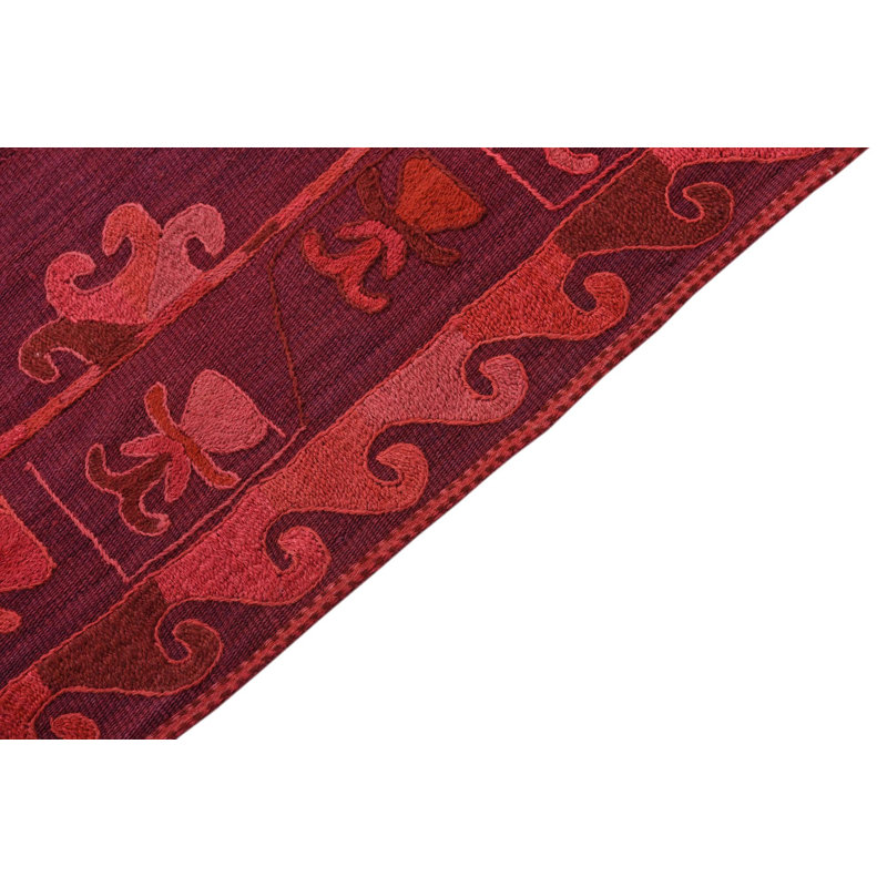 Tapis bordeaux Nathanael
