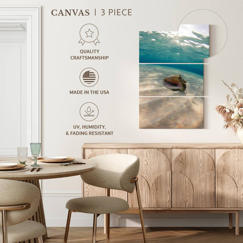 Aletra Underwater Seashell, 38" H x 24" W