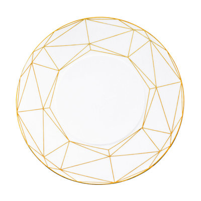 Gem Cut China Dinner Plate