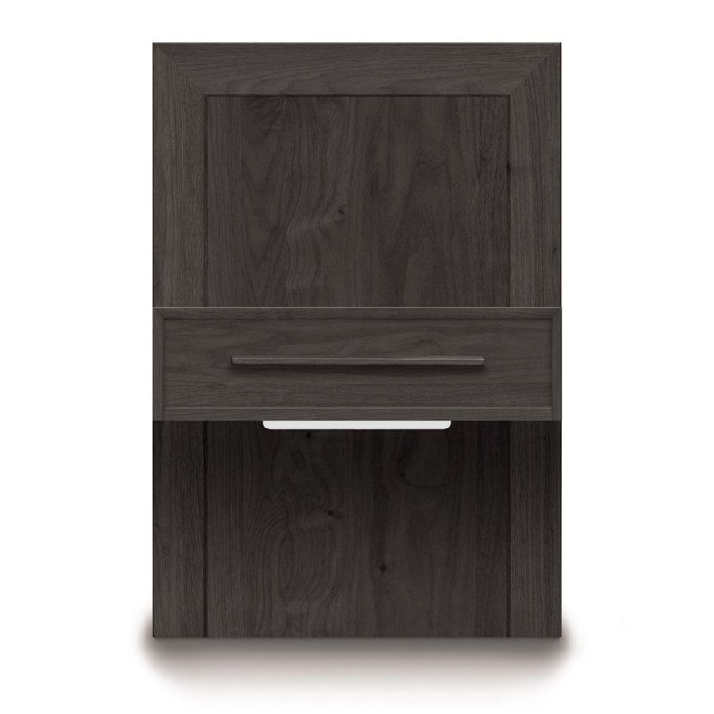 Moduluxe 1 - Drawer Solid Wood Nightstand, Conventional, Cognac Cherry