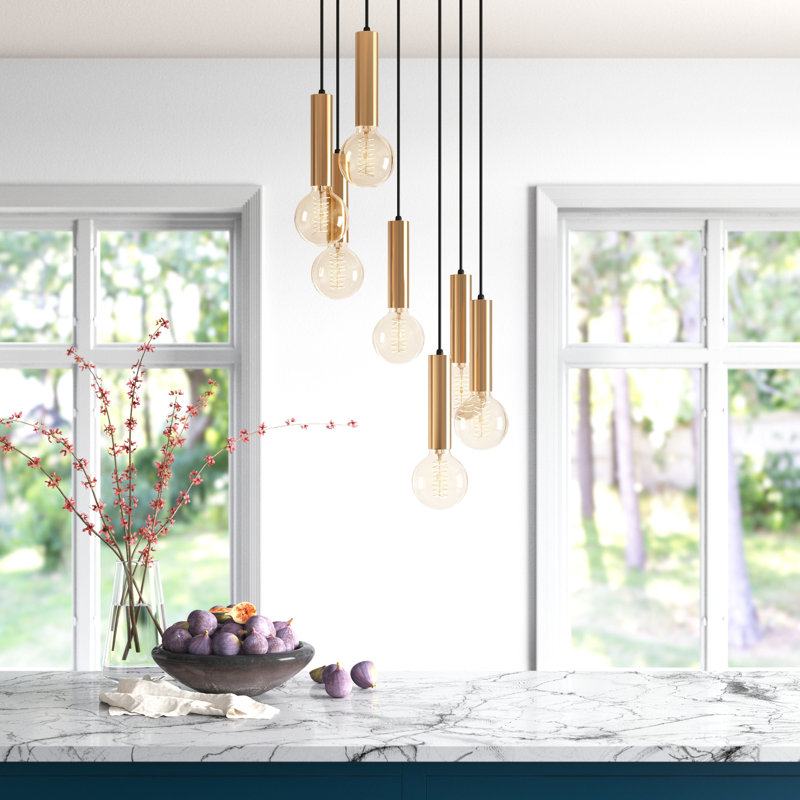 Fegan 7 - Light Cluster Pendant, Copper
