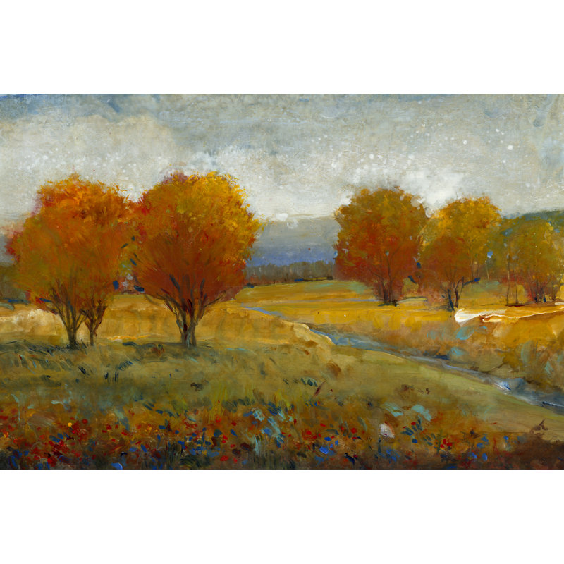 " Vivid Brushstrokes II " by Timothy O' Toole Painting Print, 12" H x 18" W x 1.25" D