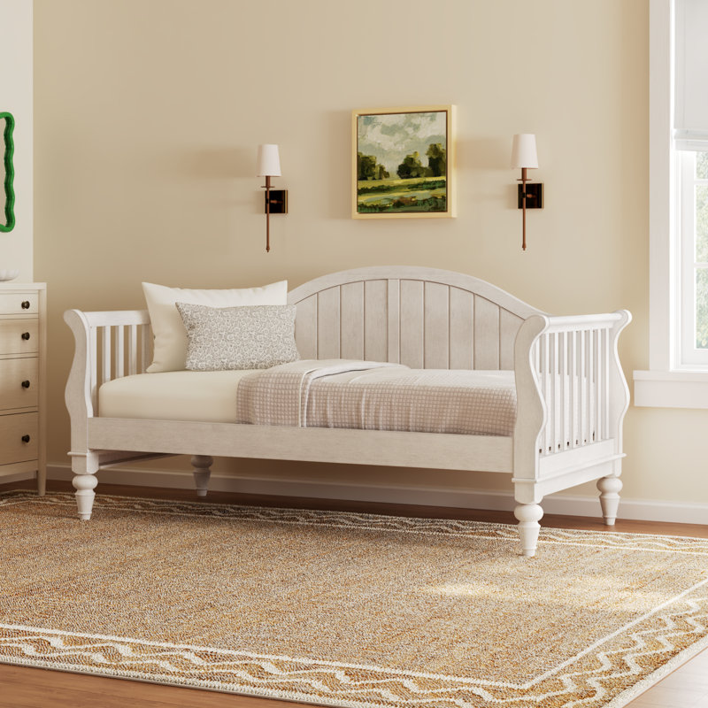 Carlile Delaria Open Side Daybed - Twin, Antique White