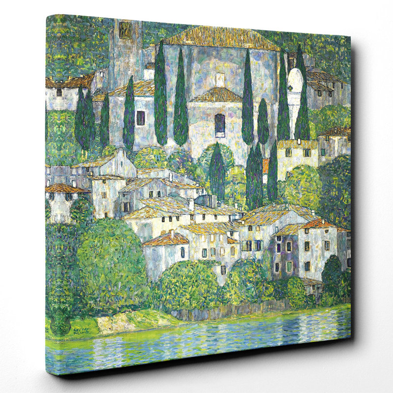 Gustav Klimt - Wrapped Canvas Painting, 35cm H x 35cm W