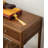 50.39" Brown Rectangular Solid Wood Console Table