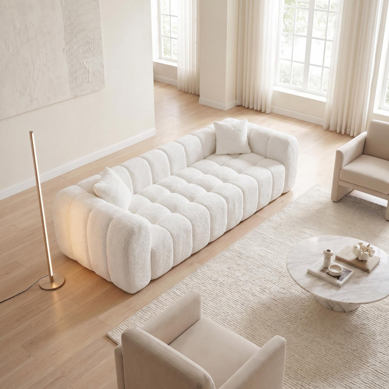 Canapé Marshmallow Cloud Compressed, Blanc