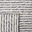 Tapis en laine / coton à tissage plat Braintree en ivoire / noir-799200531