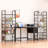 2-SET Storage Shelf, 5-Tier Bookcase-1151685676