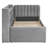 Twin Size Upholstered Daybed with Trundle, Storage Shelves, USB & Outlet-519390351