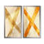 Golden Intersection - ensemble d'art mural abstrait sur toile géométrique 2 pièces-1077013721-1077013720
