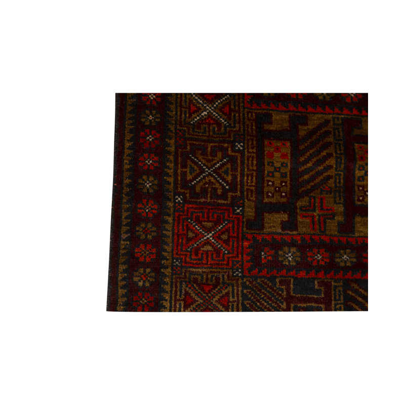 Afghan Hand Woven Wool Oriental Area Rug