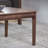 Nut-brown Solid Wood Rectangular Coffee Table
