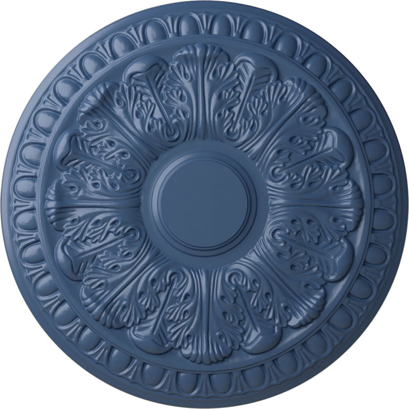 Endurathane Colton Ceiling Medallion, 15 3/4"OD x 1 1/2"P (Fits Canopies up to 4 3/4"), Hand-Painted Americana Finish