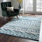 Tapis d'intérieur et d'extérieur à motif géométrique Reflect Cadhla par Modway-96229931