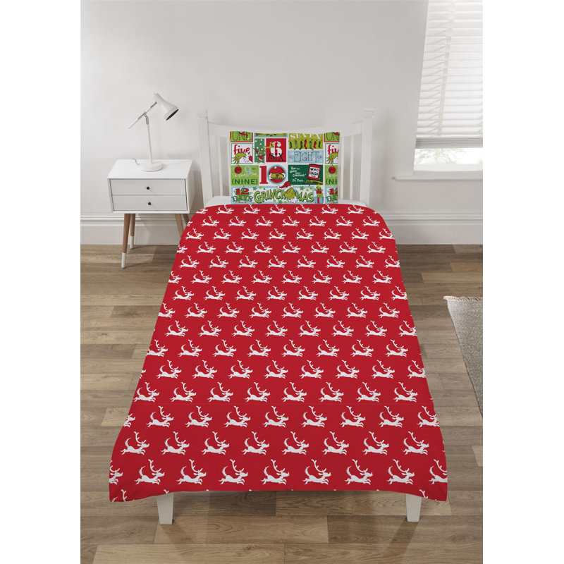 Andri Microfiber Duvet Cover Set with Pillowcases, Single Duvet Cover + 2 Pillowcases