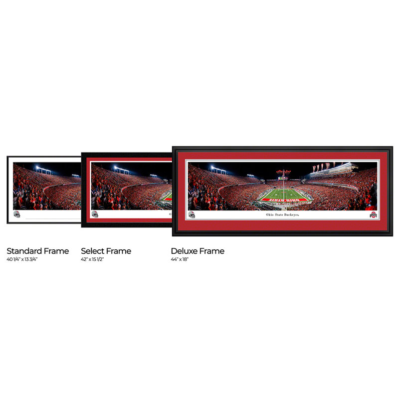 " Ohio State Buckeyes " by James Blakeway Print