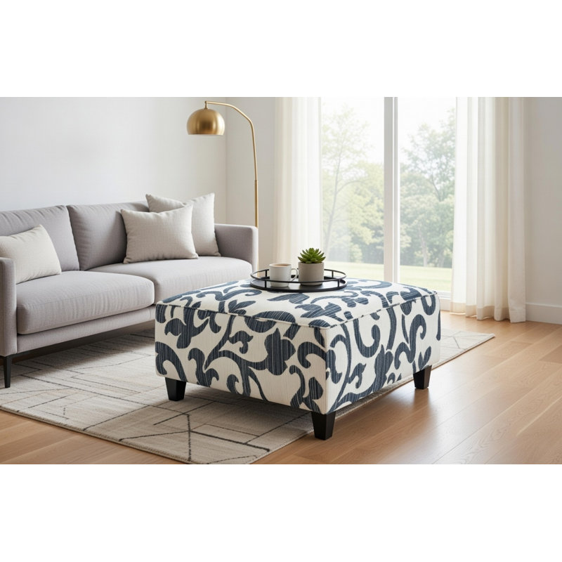 Sonata Navy Ottoman