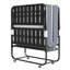 Lit escamotable 3,7 po matelas en mousse à mémoire de forme - portable pour bureaux et appartements, structure en métal, confortable avec des invités supplémentaires de soutien épais, 75 po x 38 po