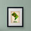 «Washington D.C. Watercolor Map» par Messerly, impression sur toile encadrée-11858013-19297022