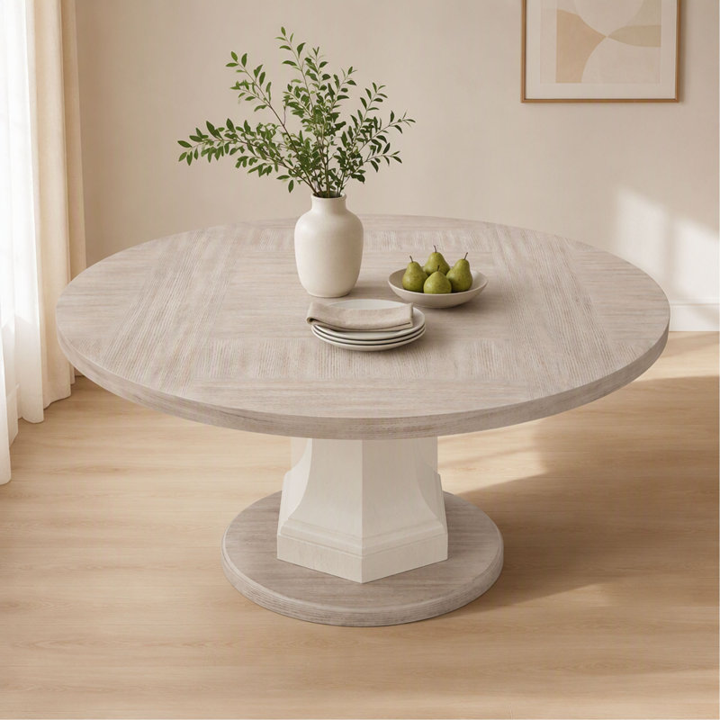 Table de salle à manger contemporaine en bois d'ingénierie