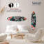 «Hidden in tropics», ensemble de planches de surf en acrylique, art mural côtier par Notoriart