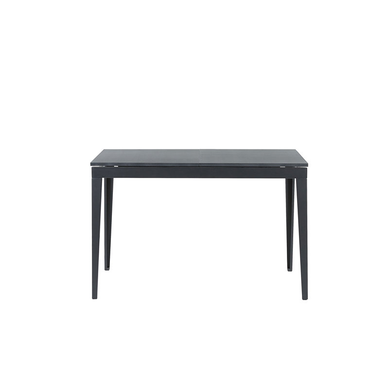Rengin Extendable Metal Base Dining Table