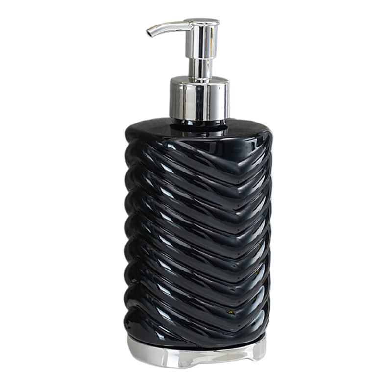 Bouteille d'eau 420 ml Distributeur de mains Bouteille Good Look Hands, Noir
