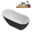 Baignoire autoportante et plateau 55 "avec drain interne Streamline-112235522