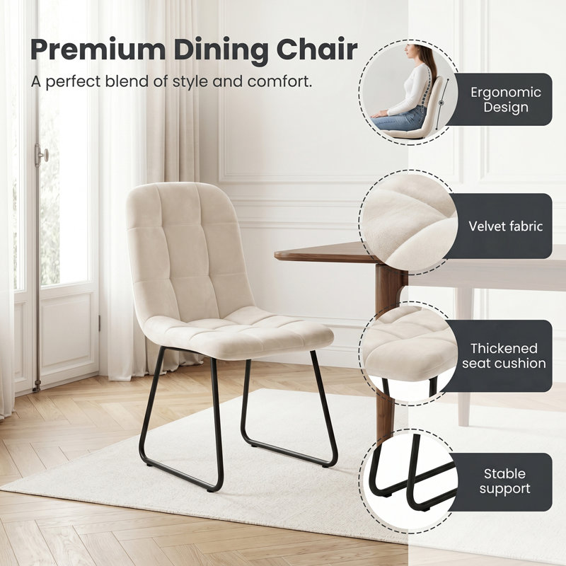 6 -Person Extendable Dining Set, White