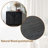 31" Black Wood Accent Cabinet