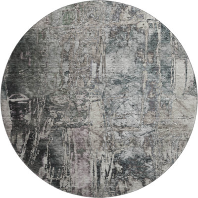 Premium Machine Washable Mayfield AMF2236 Abstract Rug