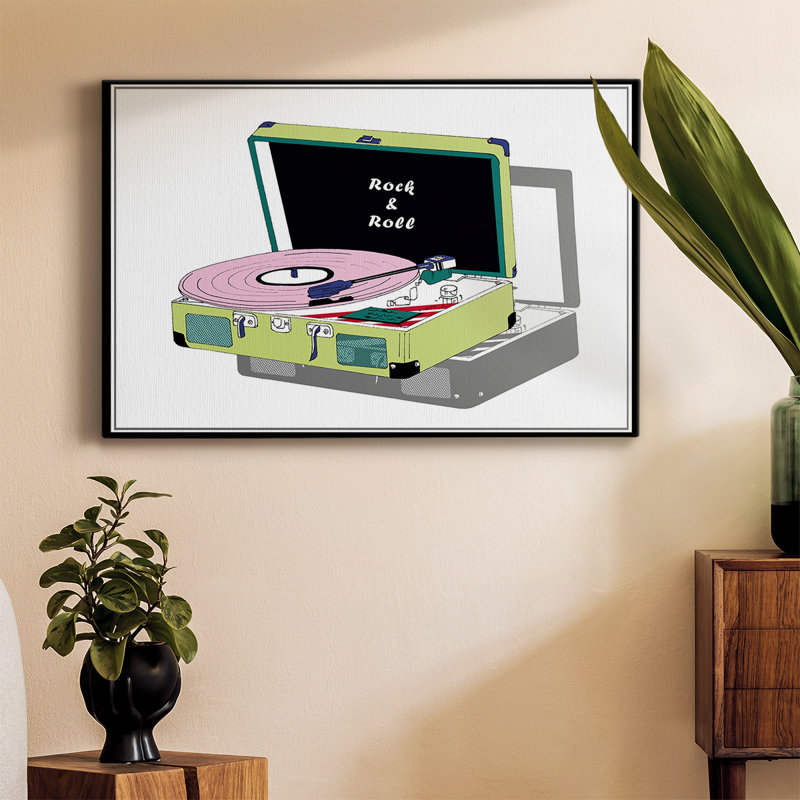 Disque sur toile tendue, H 18 po x l 27 po