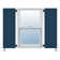Atlantic Architectural Three Equal Panels, Raised Panel Shutters Pair