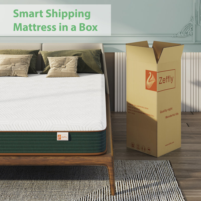 Blane Medium Gel Memory Foam Hybrid Mattress In A Box, 10", King