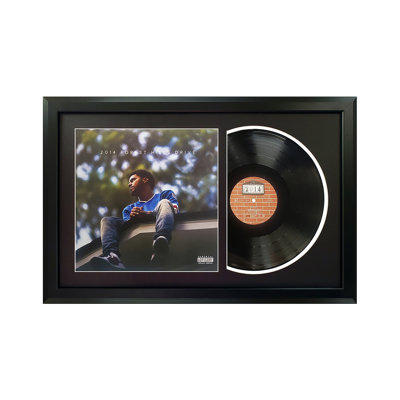 «Cole Forest Drive» par J. Cole, art mural vinyle encadré, présentation de pochette d'albums, décor de souvenirs de musique, cadeau unique pour les amateurs de vinyle