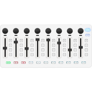 M-WAVE - contrôleur sans fil - mélangeur USB Bluetooth Bluetooth avec 8 boutons, intégration DAW