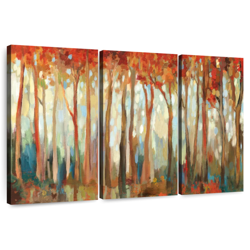 Forêt de marbre Harnek Autumn I, H 48 po x l 74 po
