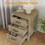 Table de chevet 3 tiroirs-1089236441