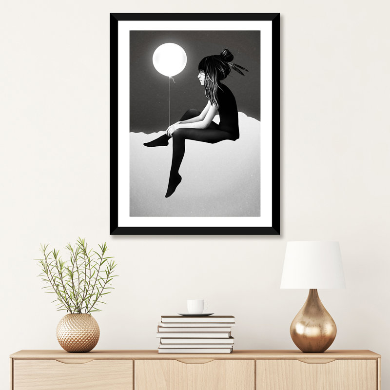 «No Like Thing As Rien by Night» par Ruben Ireland - impression d'art graphique, H 32 po x l 24 po x P 1 po
