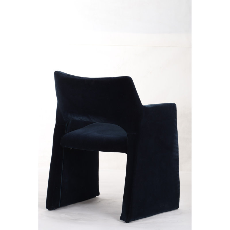 Chaise de salle à manger rembourrée 31 po, Blue, Blue, Blue