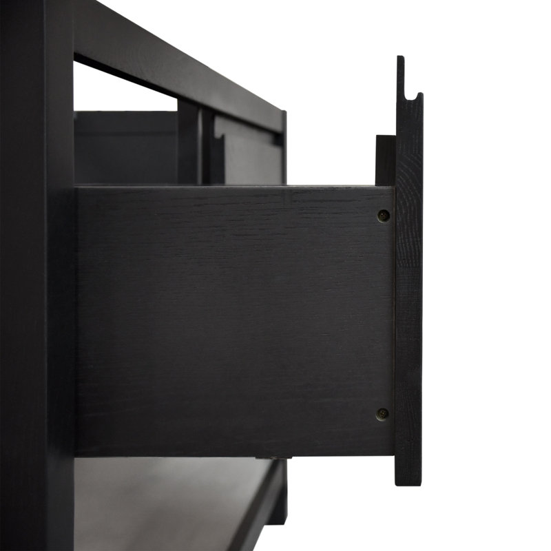 Solace 49" Single Bathroom Vanity Set, Midnight Oak, Pearl
