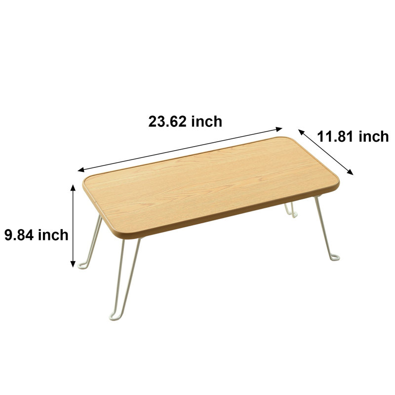 Plateau pour ordinateur portable Detchko, Naturel