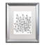 « simple fleur doodle », impression sur toile encadrée-19607734-19607735-70708285