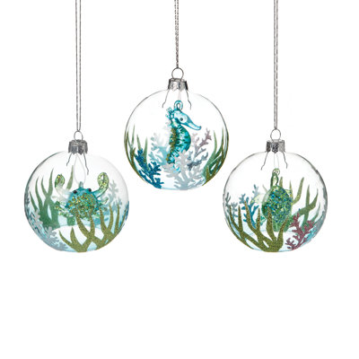 3'' Glass Ball Ornament