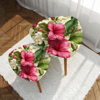 Ensemble de 2 tables basses gigognes Triumer