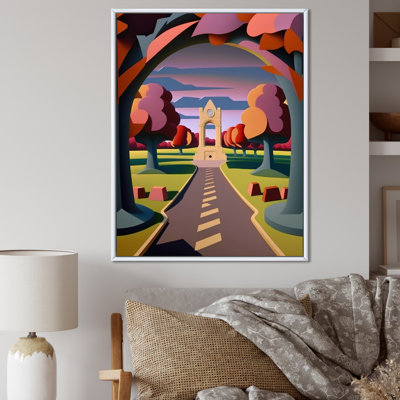 Route à travers les montagnes rustiques I - reproduction sur toile