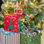 Boîte de cadeau de Noël avec couvercle